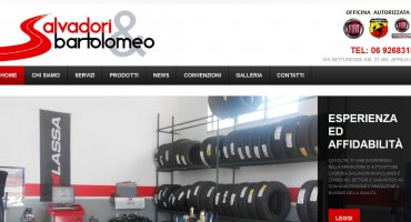 Realizzazione sito web Salvadori & Bartolomeo - Autofficina Aprilia