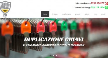 Realizzazione sito web Centro Chiavi Viterbo