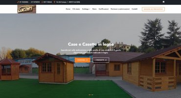 Realizzazione sito web Case di Legno Lucan