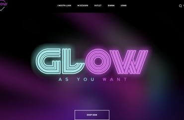 Creazione del sito di GLOW Trend Store